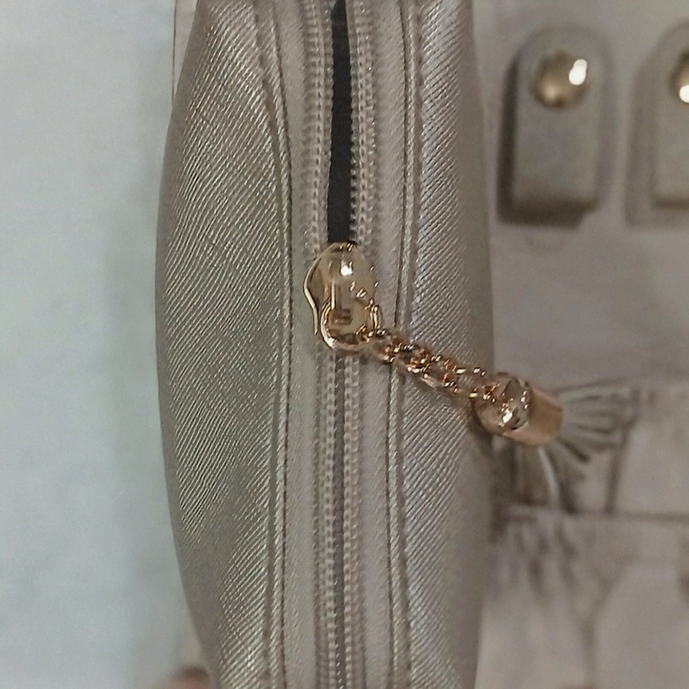 Palmer Travel Jewelry Roll, Organizer In Light Gold. NWOT. - Picture 9 of 10